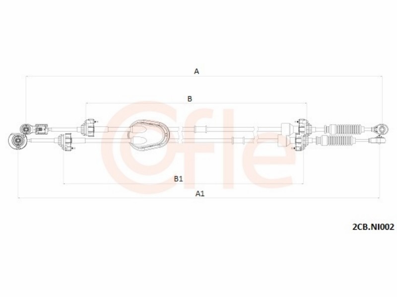 Ni cavo cambio Qashqai 07-