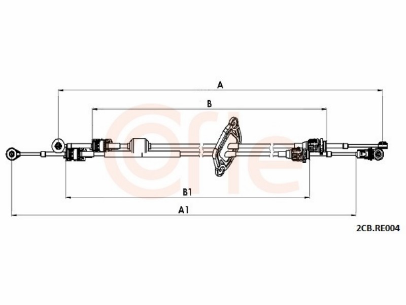 Cavo cambio Renault light commerci