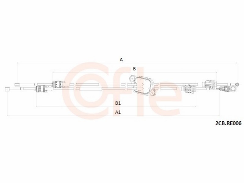 Cavo frizione Renault light commer