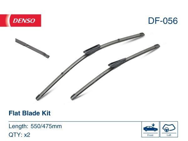 Spazzola tergi 475, 550/475 mm, flat blade