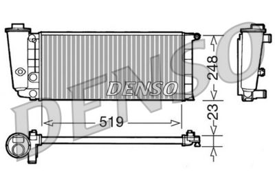 DENSO DRM09080 / Radiatore, Raffreddamento motore