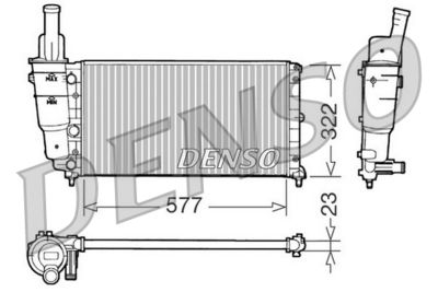 Engine radiator