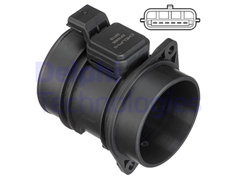 Air mass meter - complete sensor