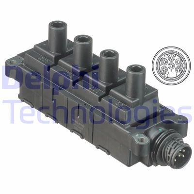 DELPHI GN10465-12B1 / Bobina d'accensione