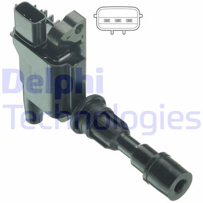 DELPHI GN10480-12B1 / Bobina d'accensione