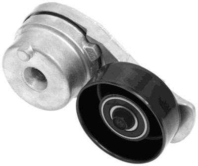 V-ribbed belt tensioner