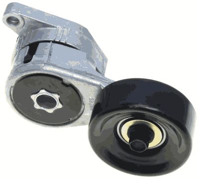 V-ribbed belt tensioner