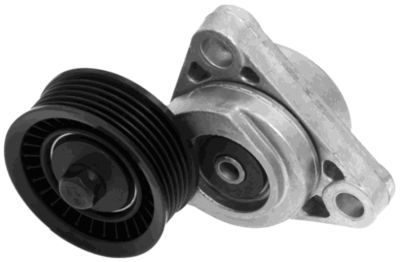 V-ribbed belt tensioner