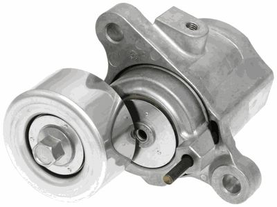 V-ribbed belt tensioner