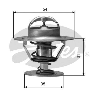 GATES TH00691G1 / Termostato, Refrigerante