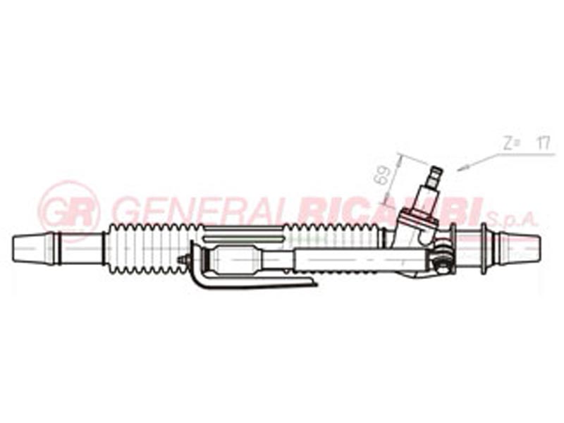 Mechanical steering box