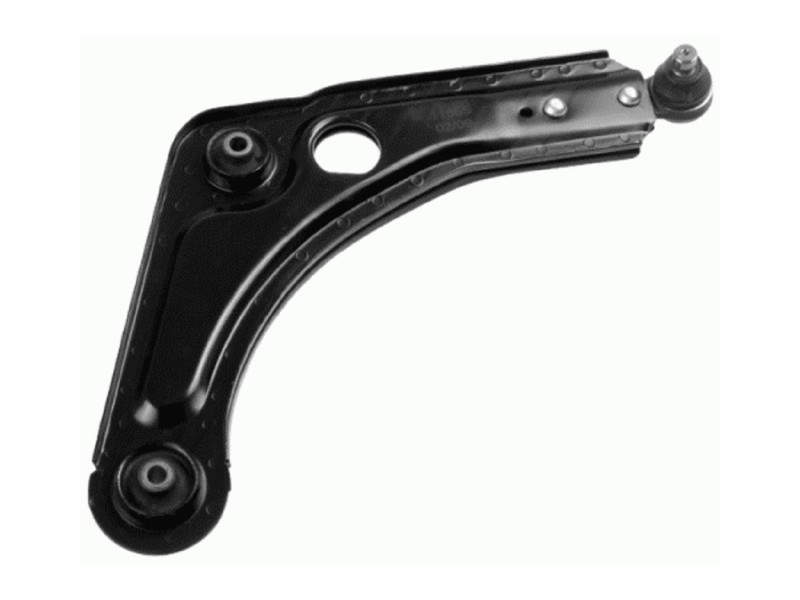 Control arm, wheel suspension