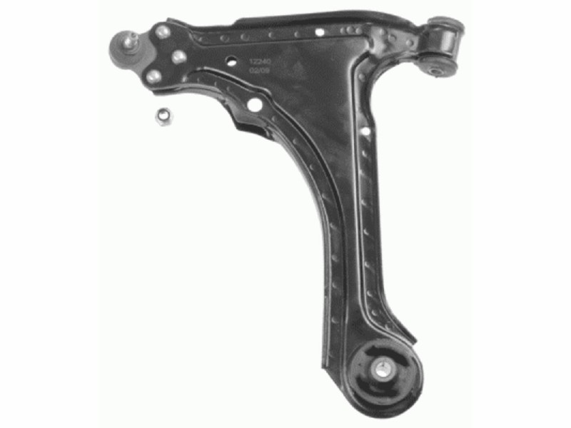 Control arm, wheel suspension