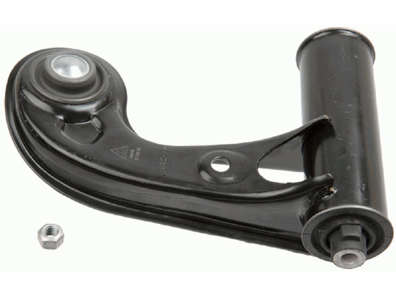 Control arm, wheel suspension