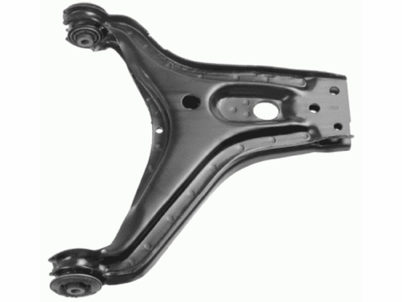 Control arm, wheel suspension