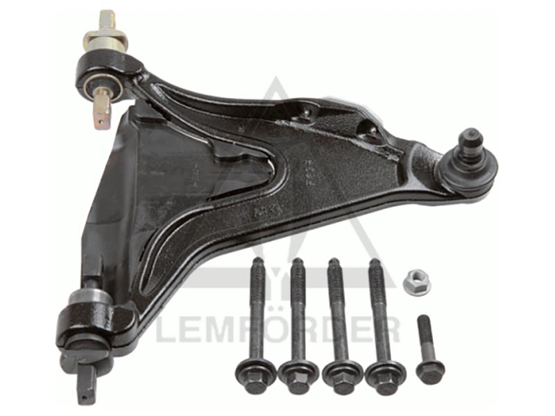 Control arm, wheel suspension