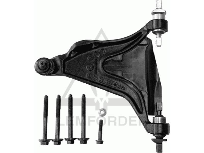 Control arm, wheel suspension