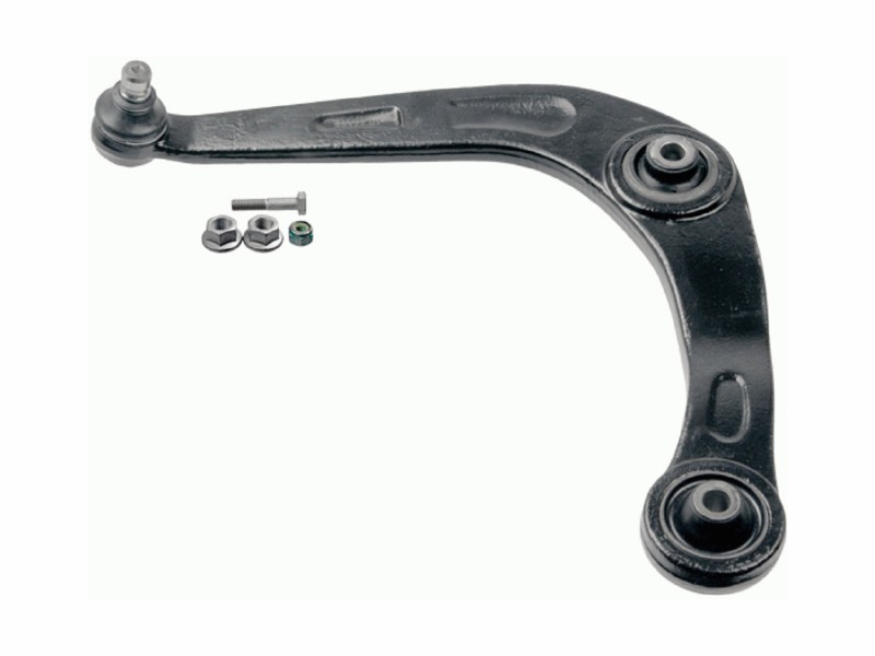 Control arm, wheel suspension