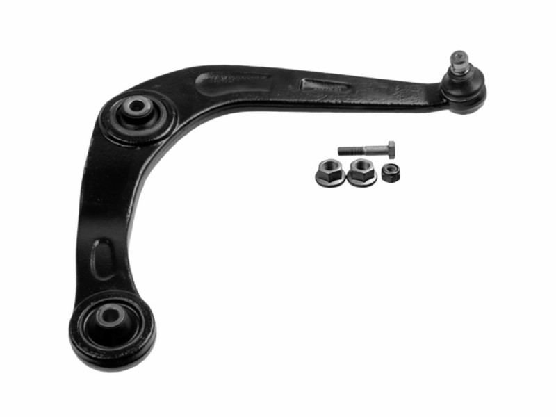 Control arm, wheel suspension