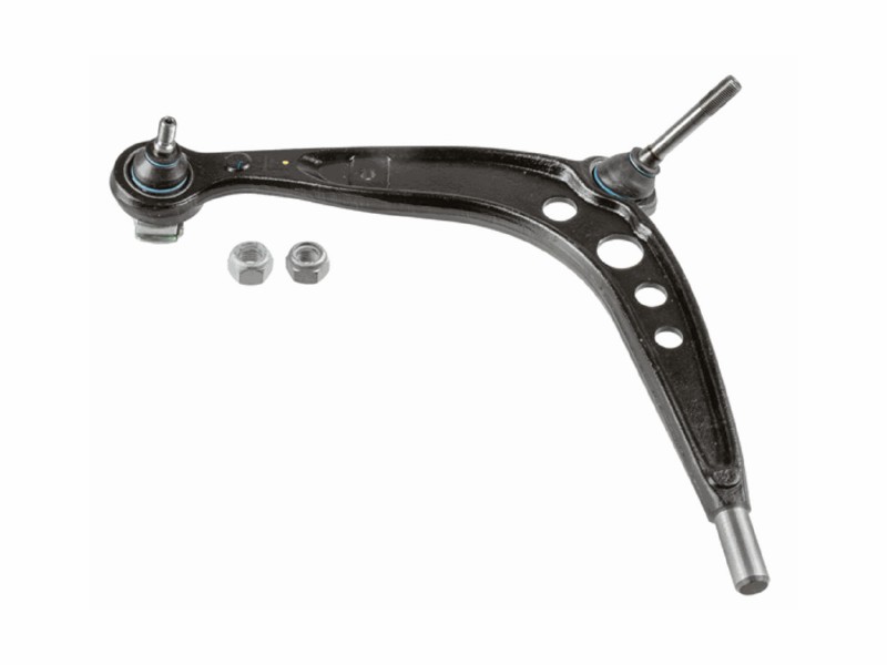 Control arm, wheel suspension