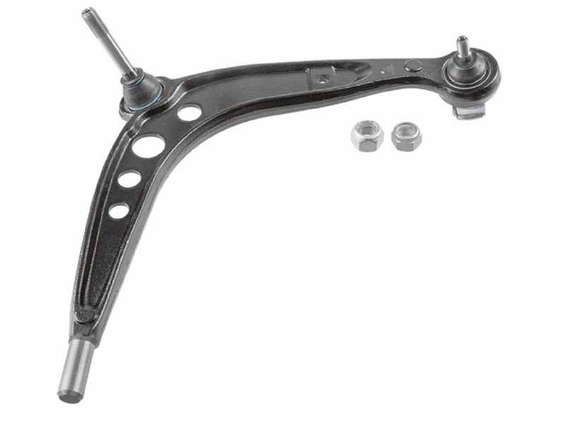 Control arm, wheel suspension