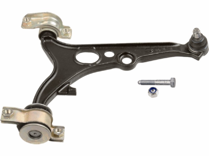 Control arm, wheel suspension