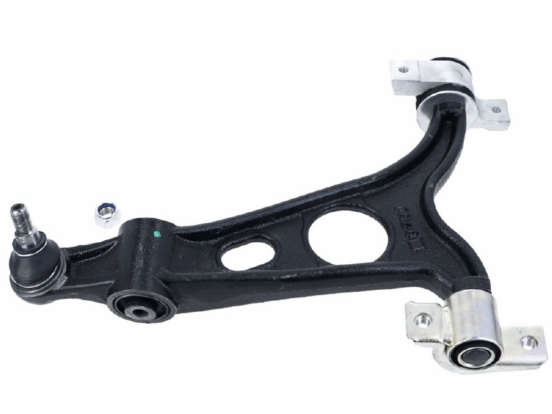 Control arm, wheel suspension
