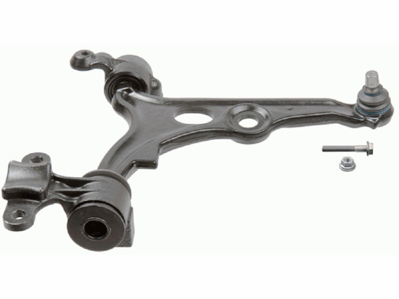 Control arm, wheel suspension