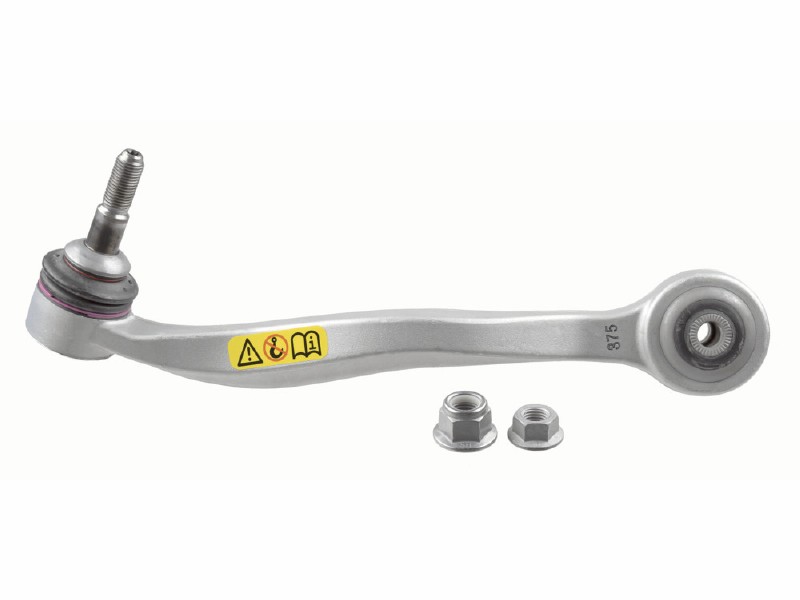 Control arm, wheel suspension