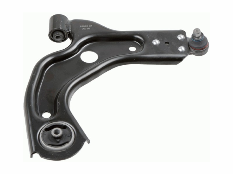 Control arm, wheel suspension