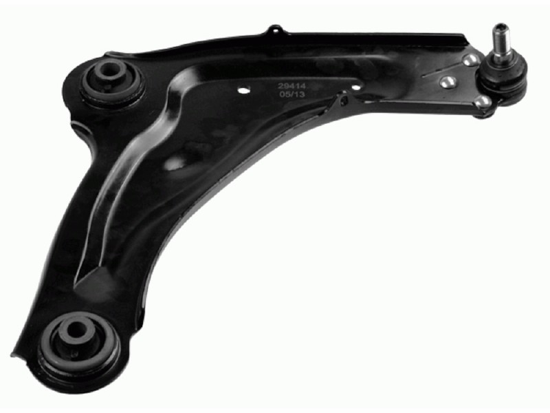 Control arm, wheel suspension