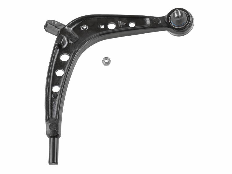 Control arm, wheel suspension