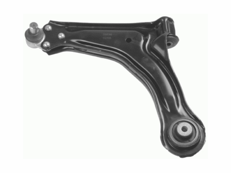 Control arm, wheel suspension