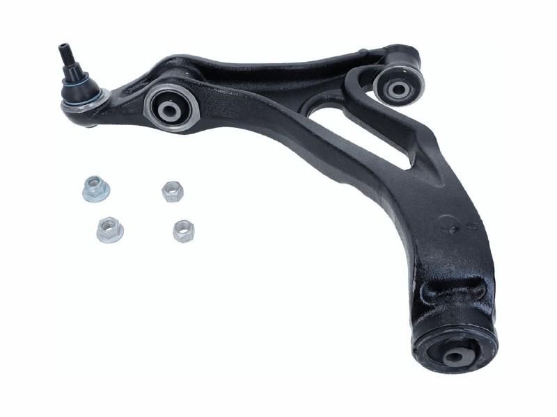 Control arm, wheel suspension