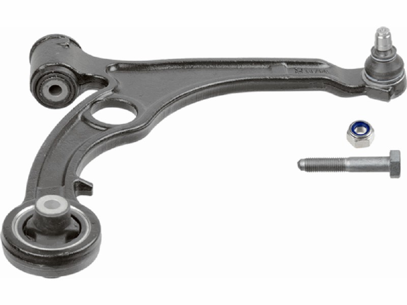 Control arm, wheel suspension
