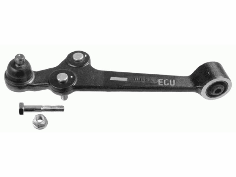 Control arm, wheel suspension