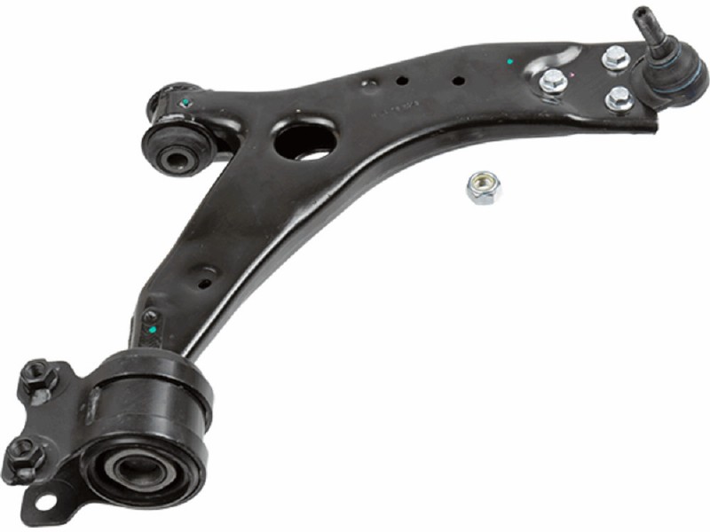 Control arm, wheel suspension