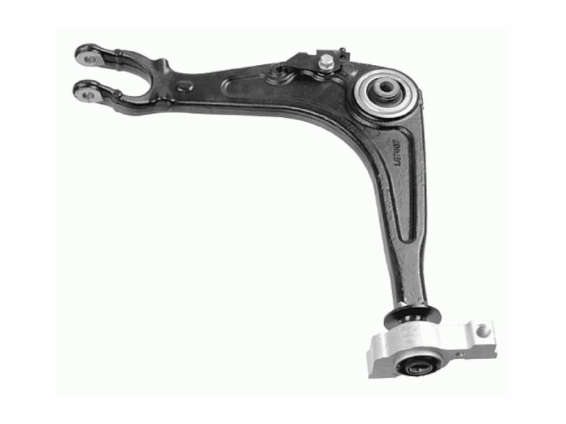 Control arm, wheel suspension