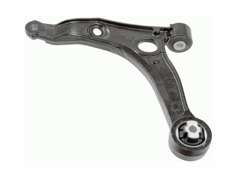Control arm, wheel suspension