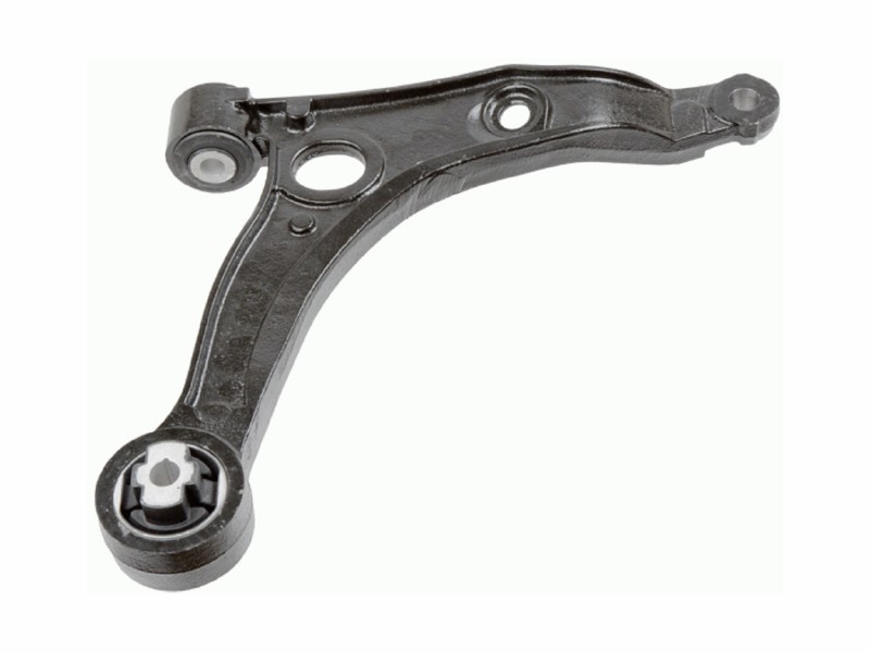 Control arm, wheel suspension