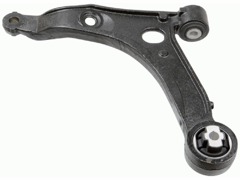 Control arm, wheel suspension