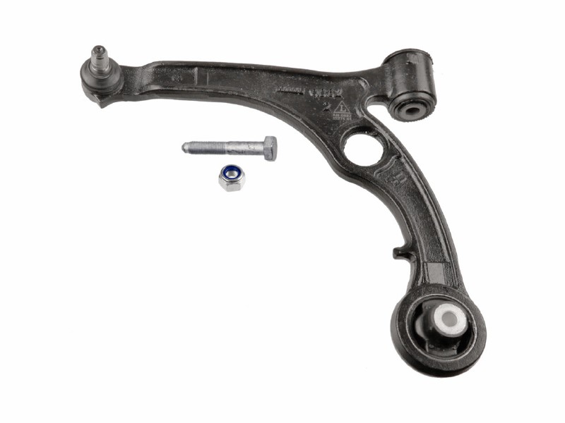 Control arm, wheel suspension