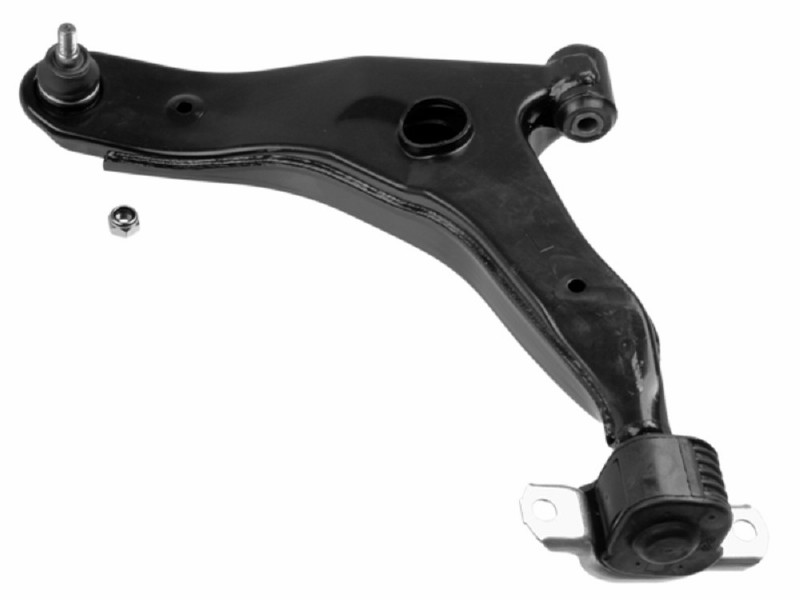 Control arm, wheel suspension