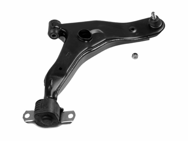 Control arm, wheel suspension