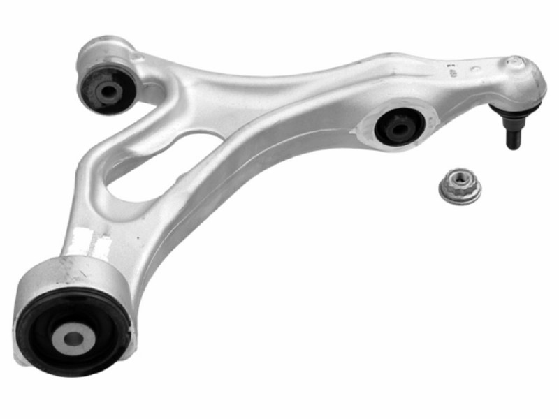 Control arm, wheel suspension