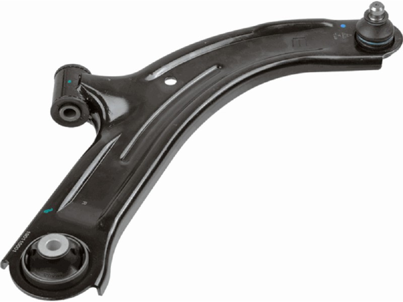 Control arm, wheel suspension
