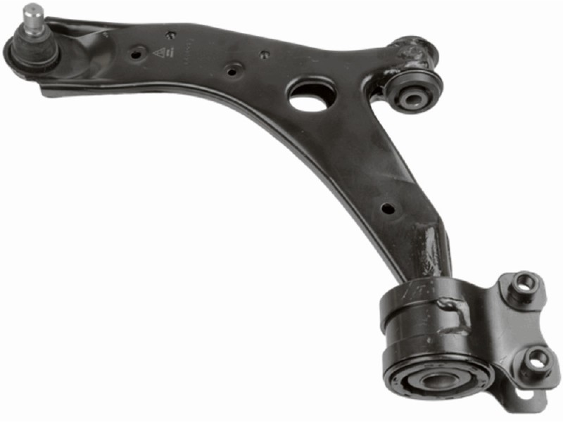 Control arm, wheel suspension
