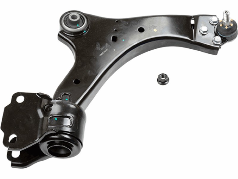Control arm, wheel suspension
