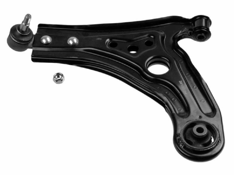 Control arm, wheel suspension