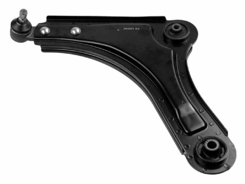 Control arm, wheel suspension